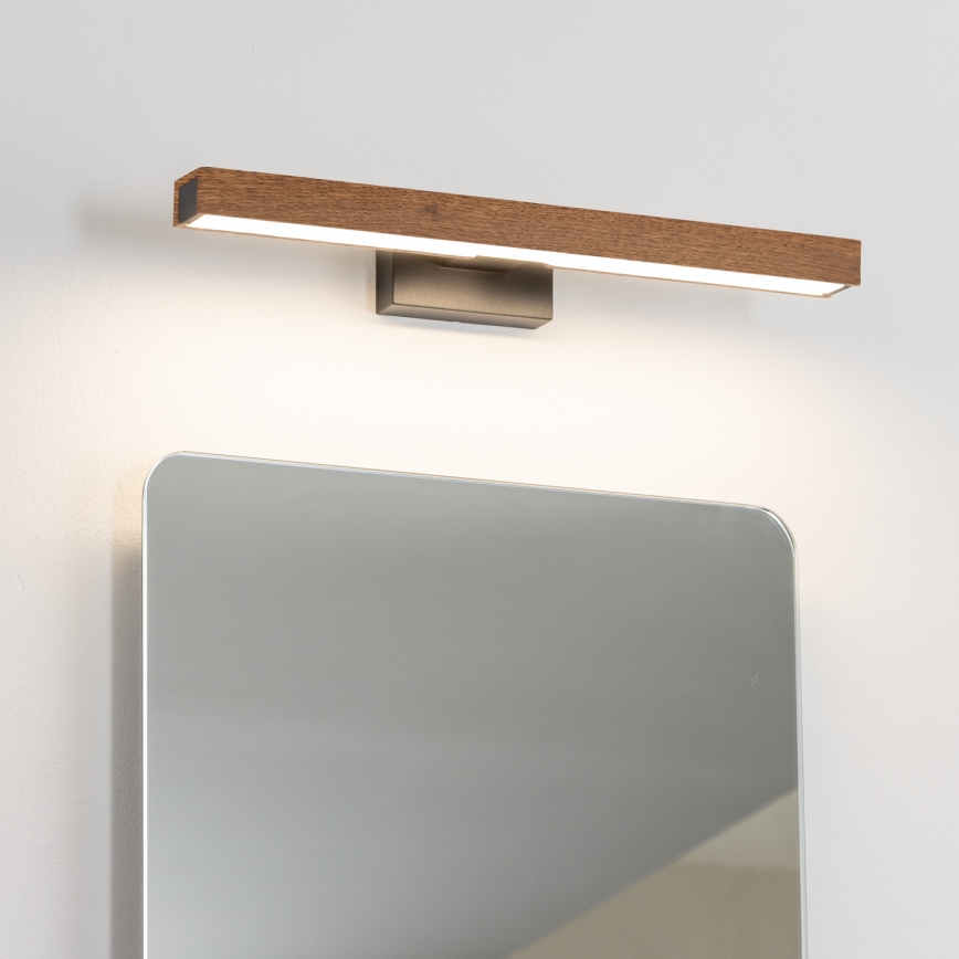 Brilagi - LED Rasveta za ogledalo u kupatilu WOODY MIRROR LED/8W/230V 40 cm IP44 hrast/crno