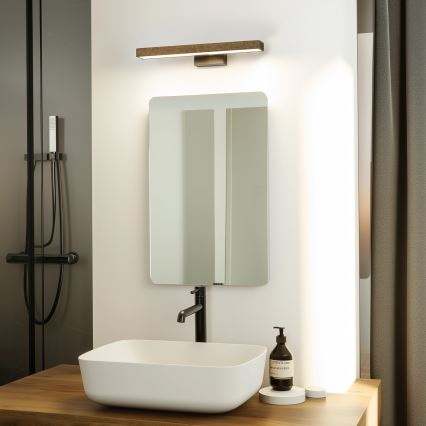 Brilagi - LED Rasveta za ogledalo u kupatilu WOODY MIRROR LED/8W/230V 40 cm IP44 hrast/crno