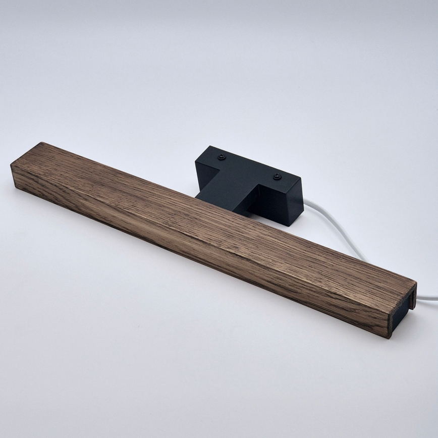Brilagi - LED Rasveta za ogledalo u kupatilu WOODY MIRROR LED/8W/230V 40 cm IP44 hrast/crno