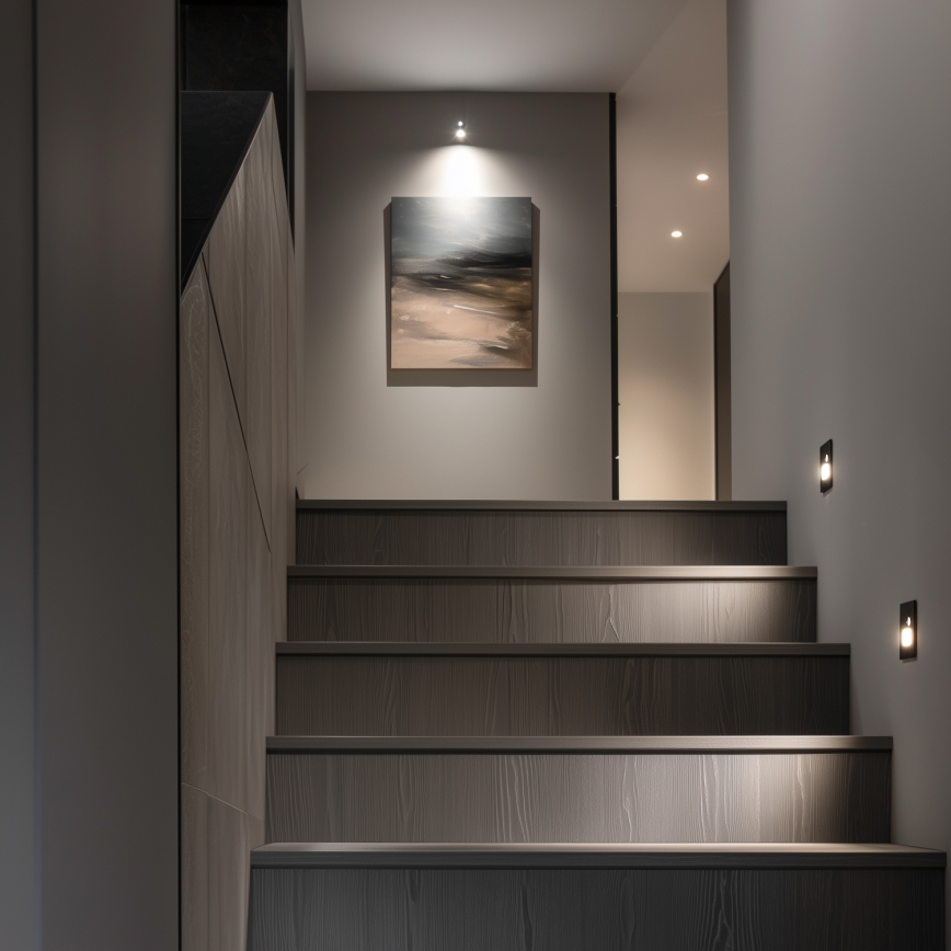Brilagi - LED Osvetljenje stepeništa sa senzorom pokreta JACK LED/1,5W/230V 3000K/4000K/6500K crno