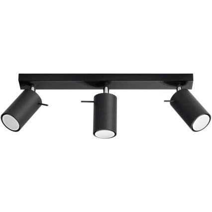 Brilagi -  LED Reflektorska lampa ASMUS 3xGU10/7W/230V crno