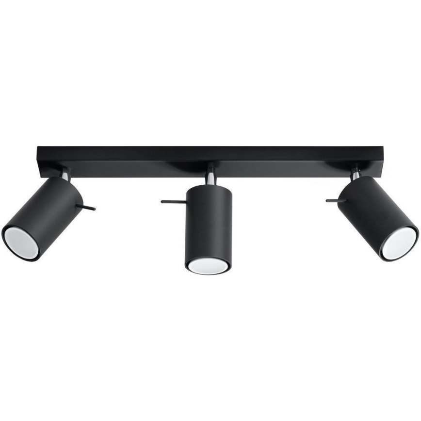Brilagi -  LED Reflektorska lampa ASMUS 3xGU10/7W/230V crno