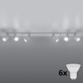 Brilagi -  LED Reflektorska lampa ASMUS 6xGU10/7W/230V bela
