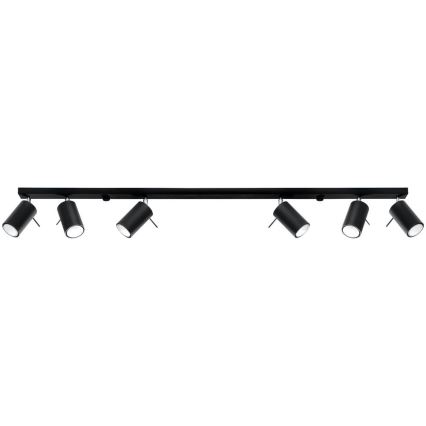 Brilagi -  LED Reflektorska lampa ASMUS 6xGU10/7W/230V crno