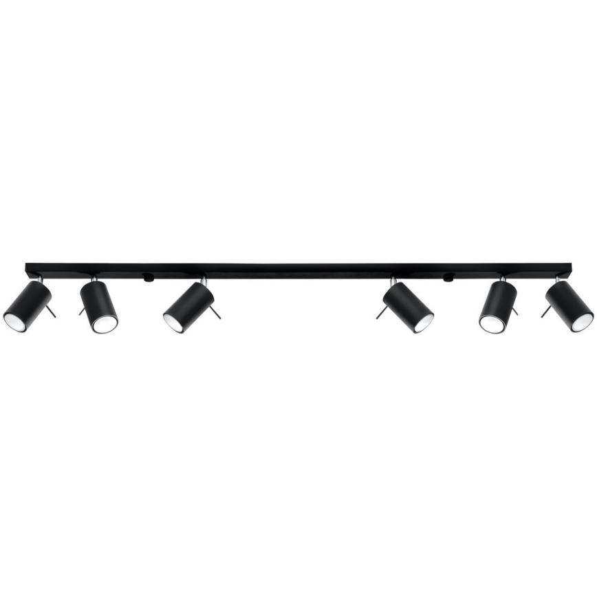 Brilagi -  LED Reflektorska lampa ASMUS 6xGU10/7W/230V crno