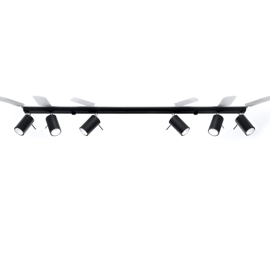 Brilagi -  LED Reflektorska lampa ASMUS 6xGU10/7W/230V crno
