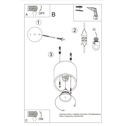 Brilagi -  LED Reflektorska lampa FRIDA 1xGU10/7W/230V crno
