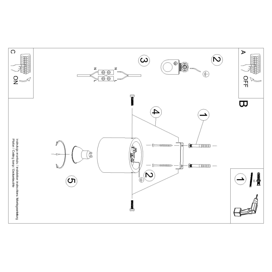 Brilagi -  LED Reflektorska lampa FRIDA 1xGU10/7W/230V