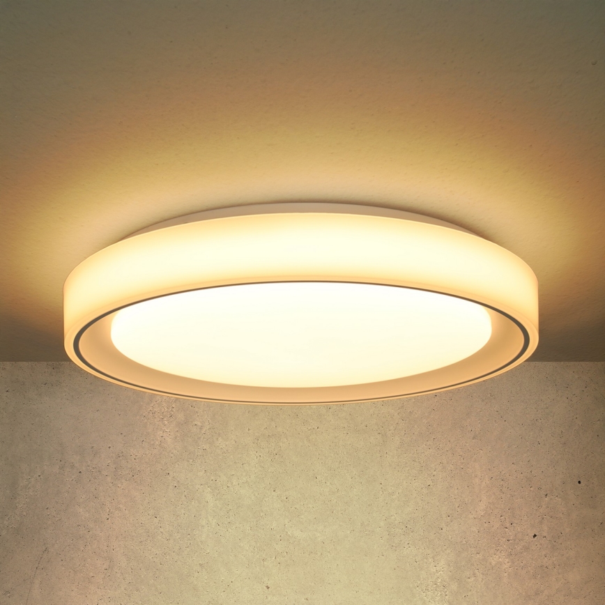 Brilagi - LED RGB Prigušiva plafonjera FLOCO LED/30W/230V 3000-6500K Wi-Fi Tuya + LED/6W + Daljinski upravljač