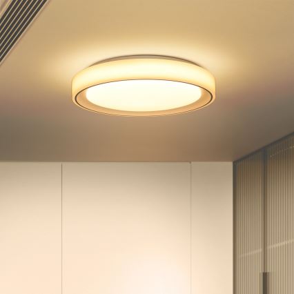 Brilagi - LED RGB Prigušiva plafonjera FLOCO LED/30W/230V 3000-6500K Wi-Fi Tuya + LED/6W + Daljinski upravljač