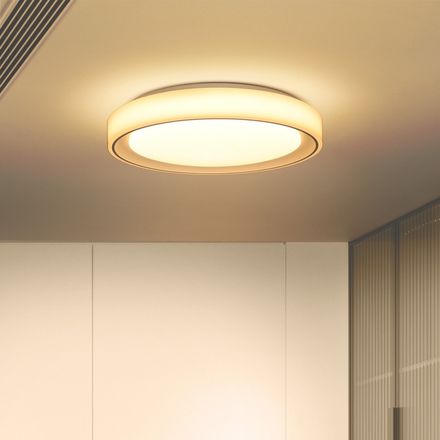 Brilagi - LED RGB Prigušiva plafonjera FLOCO LED/30W/230V 3000-6500K Wi-Fi Tuya + LED/6W + Daljinski upravljač