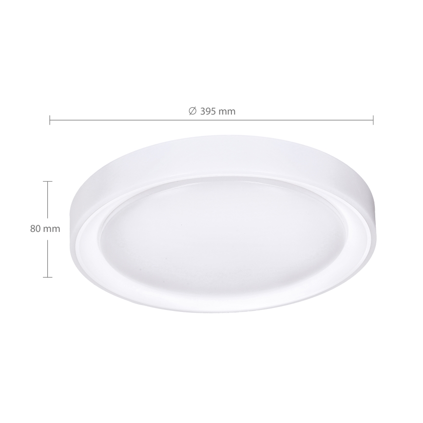 Brilagi - LED RGB Prigušiva plafonjera FLOCO LED/30W/230V 3000-6500K Wi-Fi Tuya + LED/6W + Daljinski upravljač