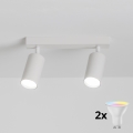 Brilagi - LED RGBW prigušiva spot svetiljka SELE 2xGU10/6,5W/230V 2700-6500K bela