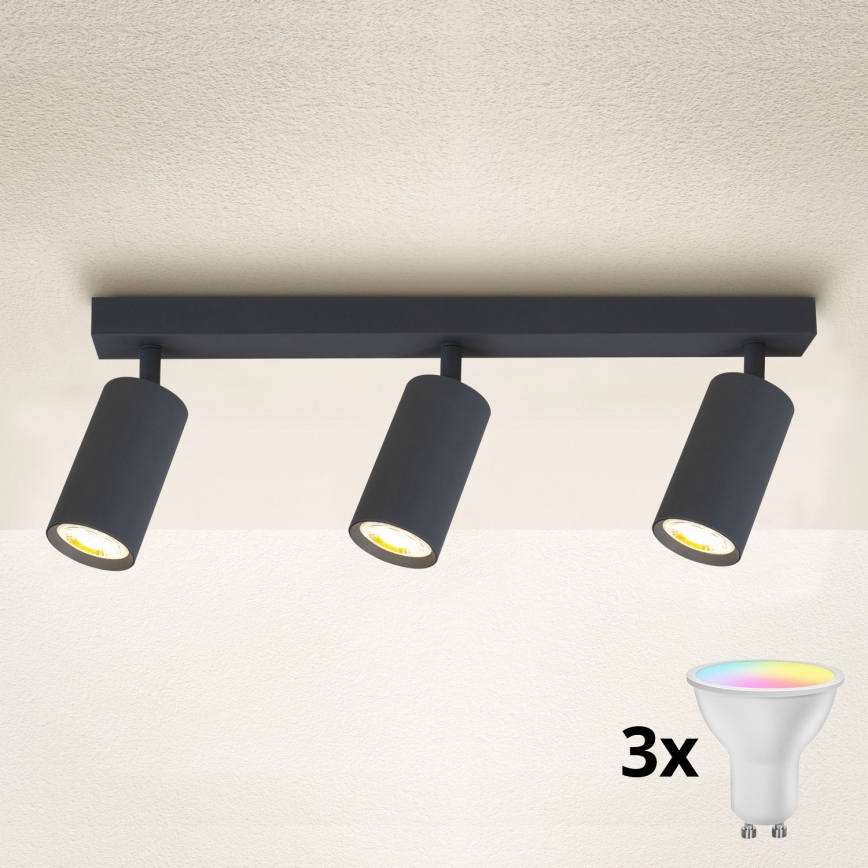 Brilagi - LED RGBW prigušiva spot světlo SELE 3xGU10/6,5W/230V 2700-6500K antracit
