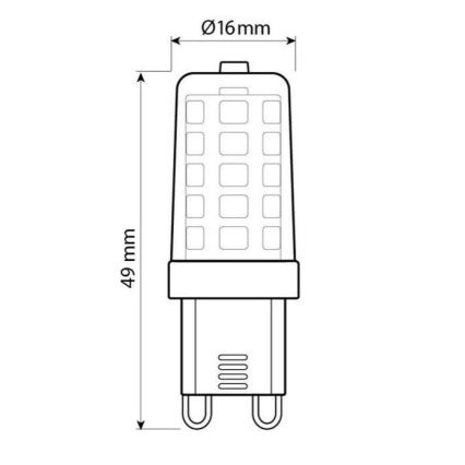 Brilagi - LED Sijalica G9/4W/230V 3000K