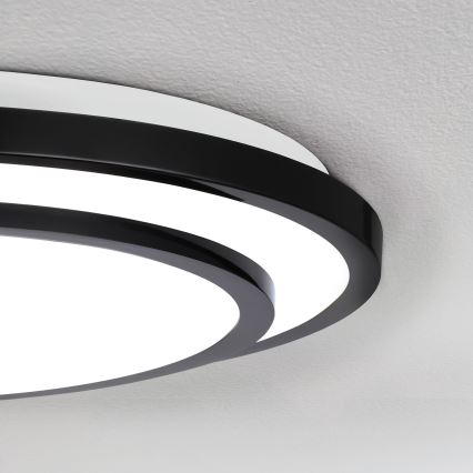 Brilagi - LED Smívatelné plafonjera LUCIANO LED/48W/230V 3000-6500K ø 39 cm crno + Daljinski upravljač