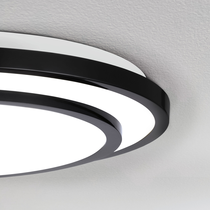 Brilagi - LED Smívatelné plafonjera LUCIANO LED/48W/230V 3000-6500K ø 39 cm crno + Daljinski upravljač