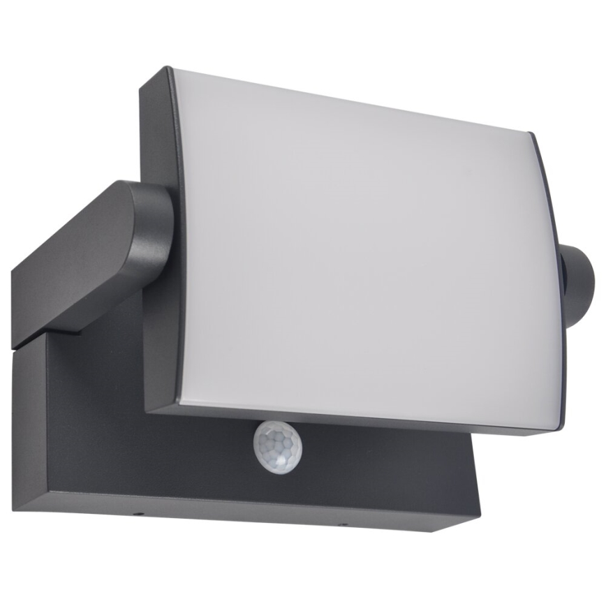 Brilagi - LED Solarna zidna lampa sa senzorom ANKLE LED/10W/3,7V 3000K IP65 Antracit
