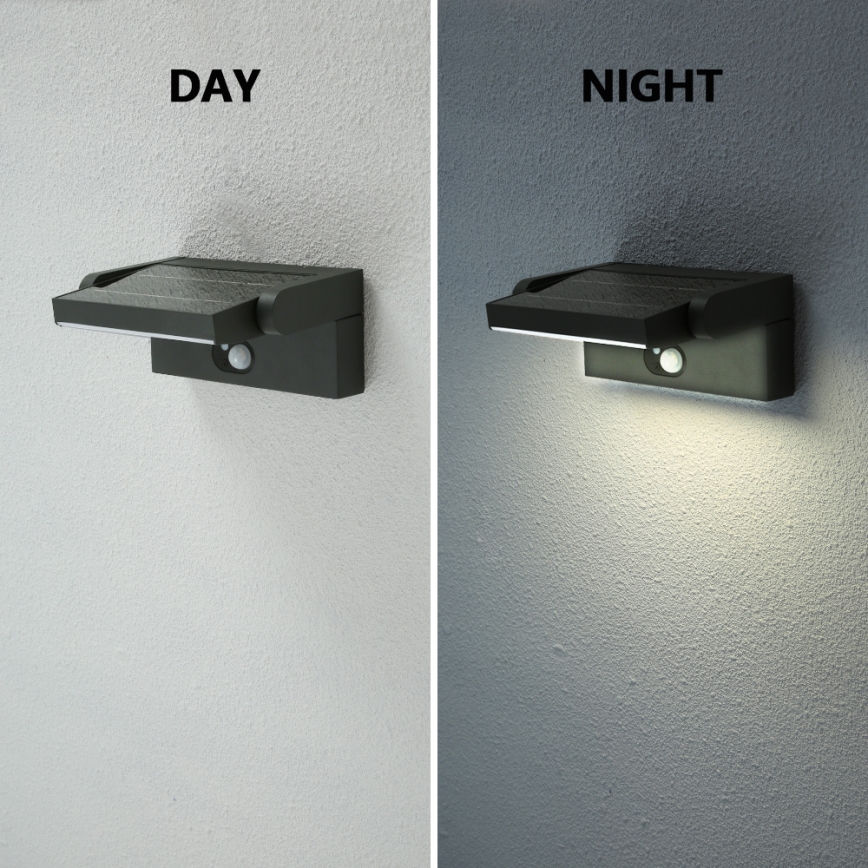 Brilagi - LED Solarna zidna lampa sa senzorom ANKLE LED/3,5W/3,7V IP54