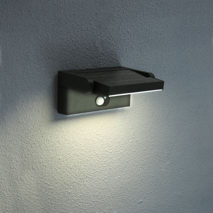 Brilagi - LED Solarna zidna lampa sa senzorom ANKLE LED/3,5W/3,7V IP54