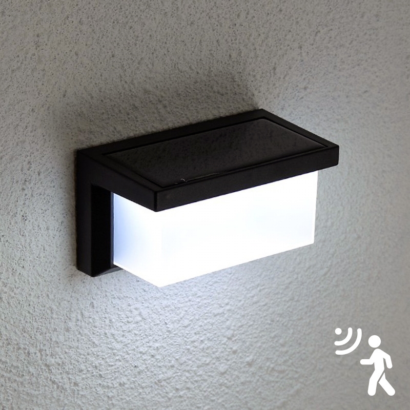 Brilagi - LED Solarna zidna lampa sa senzorom BRICK LED/12W/5,5V IP65