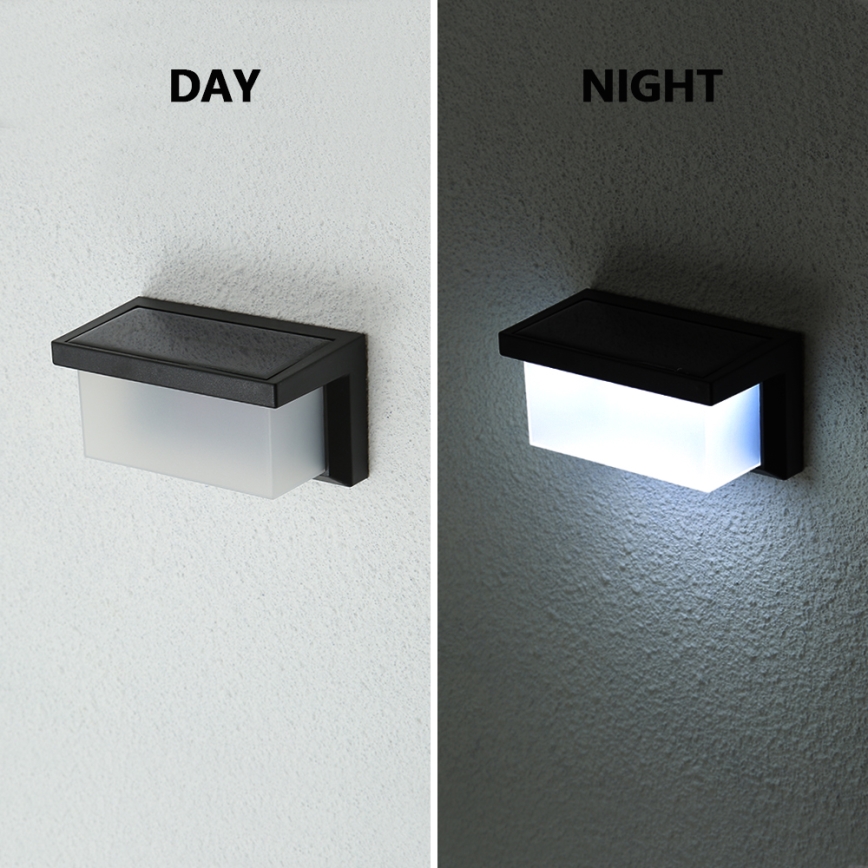 Brilagi - LED Solarna zidna lampa sa senzorom BRICK LED/12W/5,5V IP65