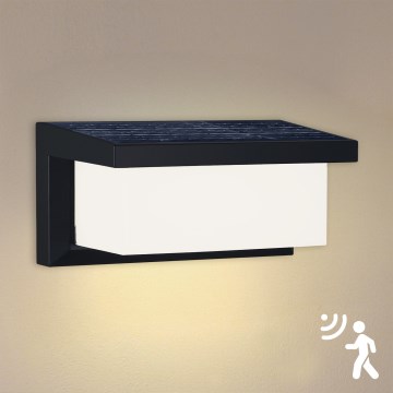 Brilagi - LED Solarna zidna lampa sa senzorom BRICKY LED/5W/6V IP65