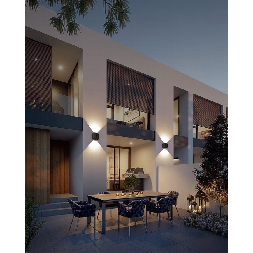 Brilagi - LED Solarna zidna lampa sa senzorom SOLAR CUBE LED/2W/3,2V IP54