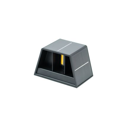Brilagi - LED Solarna zidna lampa sa senzorom SOLAR CUBE LED/2W/3,2V IP54