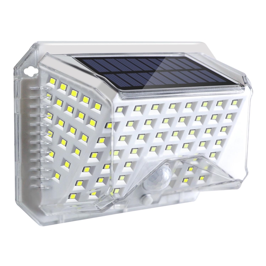 Brilagi - LED Solarna zidna lampa sa senzorom WALLIE LED/4W/5,5V 6500K IP64 srebrno