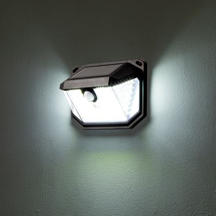 Brilagi - LED Solarna zidna lampa sa senzorom za pokret i dan/noć WALLIE LED/4W/5,5V 1200mAh 6500K IP65