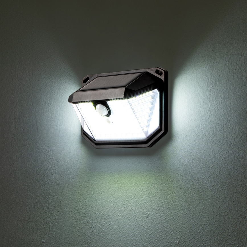 Brilagi - LED Solarna zidna lampa sa senzorom za pokret i dan/noć WALLIE LED/4W/5,5V 1200mAh 6500K IP65