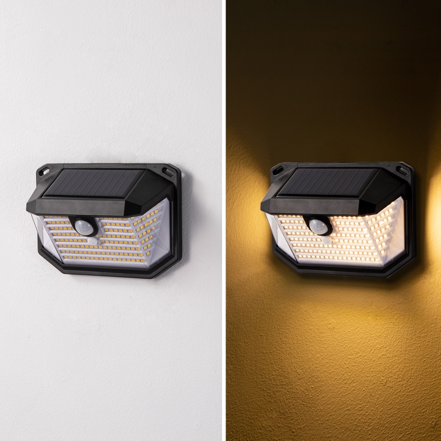 Brilagi - LED Solarna zidna lampa sa senzorom WALLIE LED/4W/5,5V 3000K IP65