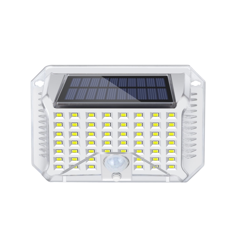 Brilagi - LED Solarna zidna lampa sa senzorom WALLIE LED/4W/5,5V 6500K IP64 srebrno