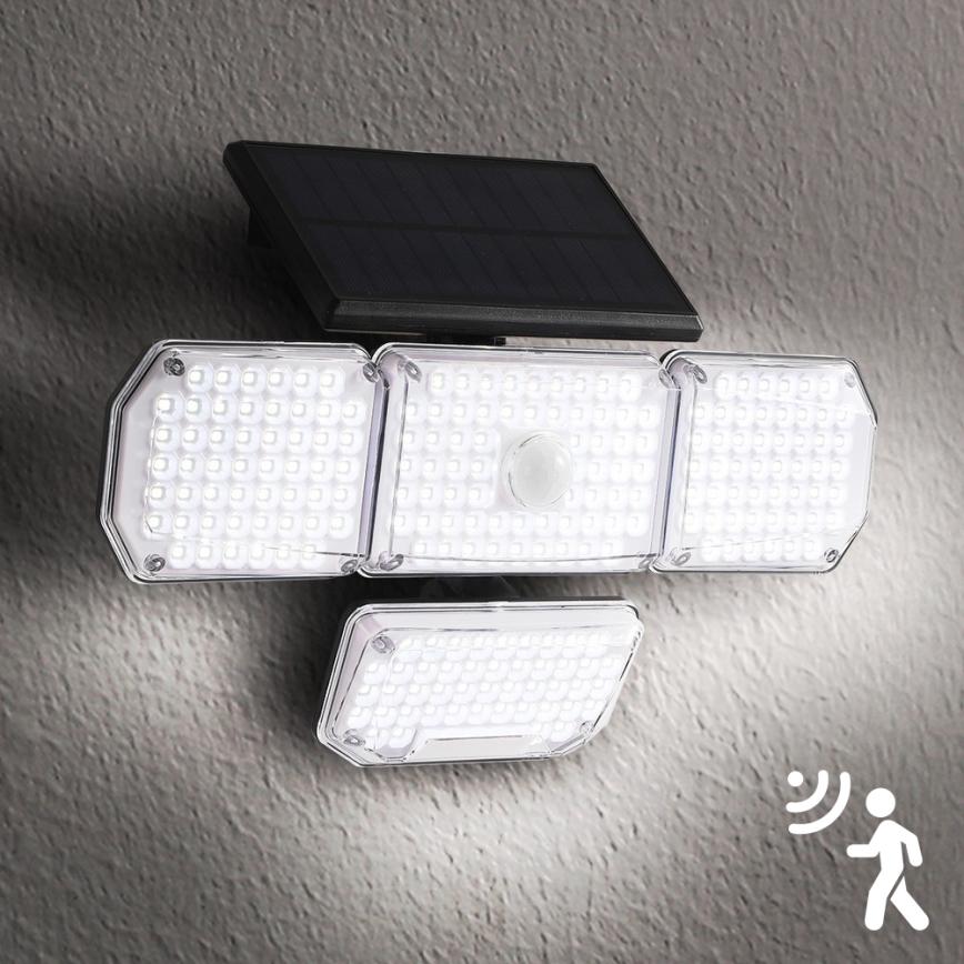 Brilagi - LED Solarna zidna lampa sa senzorom WALLIE LED/5W/5,5V IP65