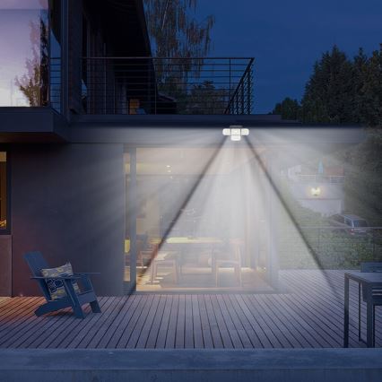 Brilagi - LED Solarna zidna lampa sa senzorom WALLIE LED/5W/5,5V IP65
