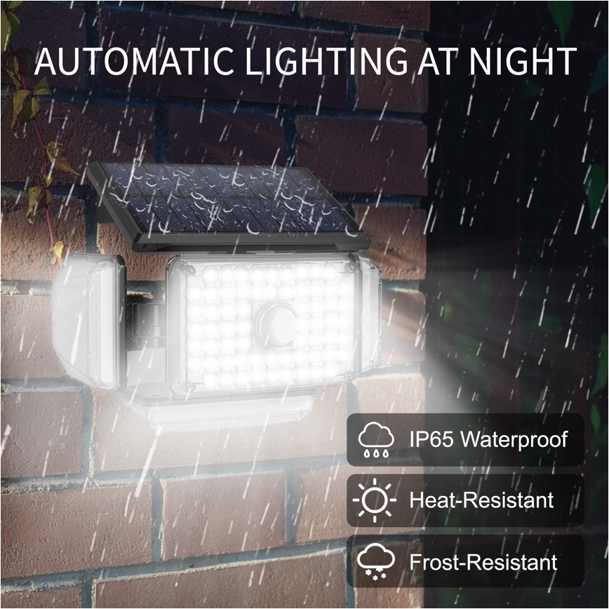 Brilagi - LED Solarna zidna lampa sa senzorom WALLIE LED/5W/5,5V IP65