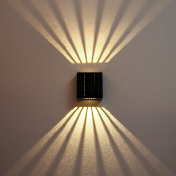 Brilagi - LED Solarna zidna rasveta BLOCK LED/2W/3,7V IP44