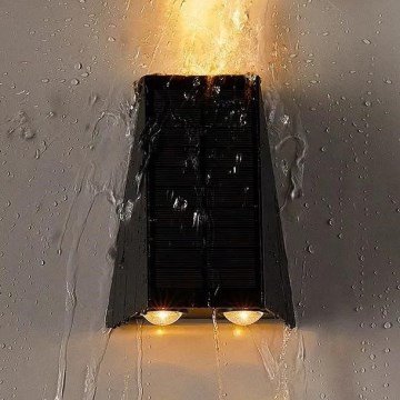 Brilagi - LED Solarna zidna rasveta PYRAMID LED/2W/3,2V IP54
