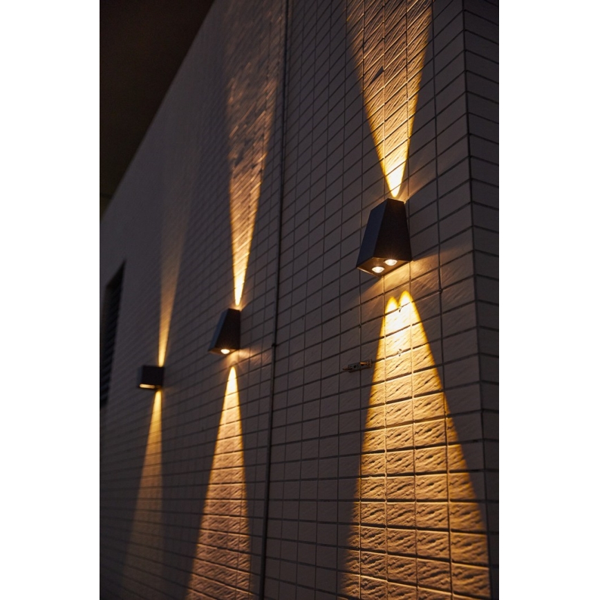 Brilagi - LED Solarna zidna rasveta PYRAMID LED/2W/3,2V IP54