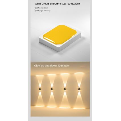 Brilagi - LED Solarna zidna rasveta PYRAMID LED/2W/3,2V IP54