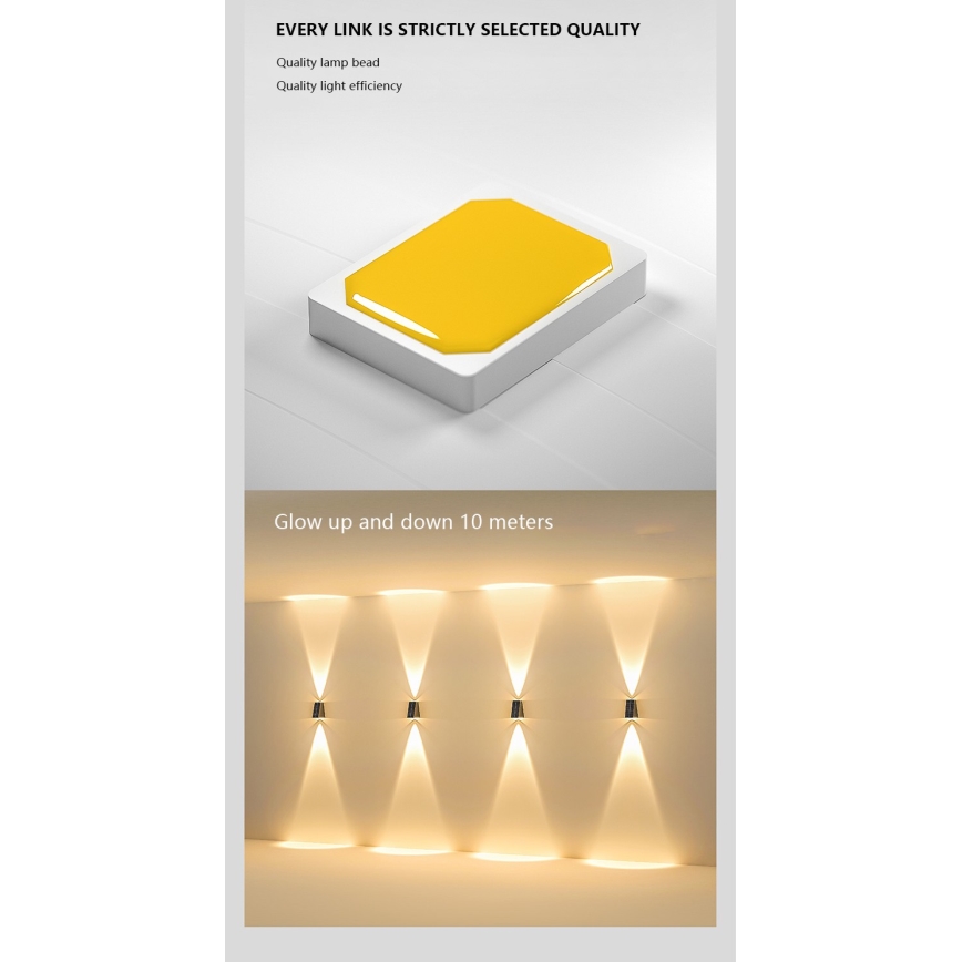 Brilagi - LED Solarna zidna rasveta PYRAMID LED/2W/3,2V IP54