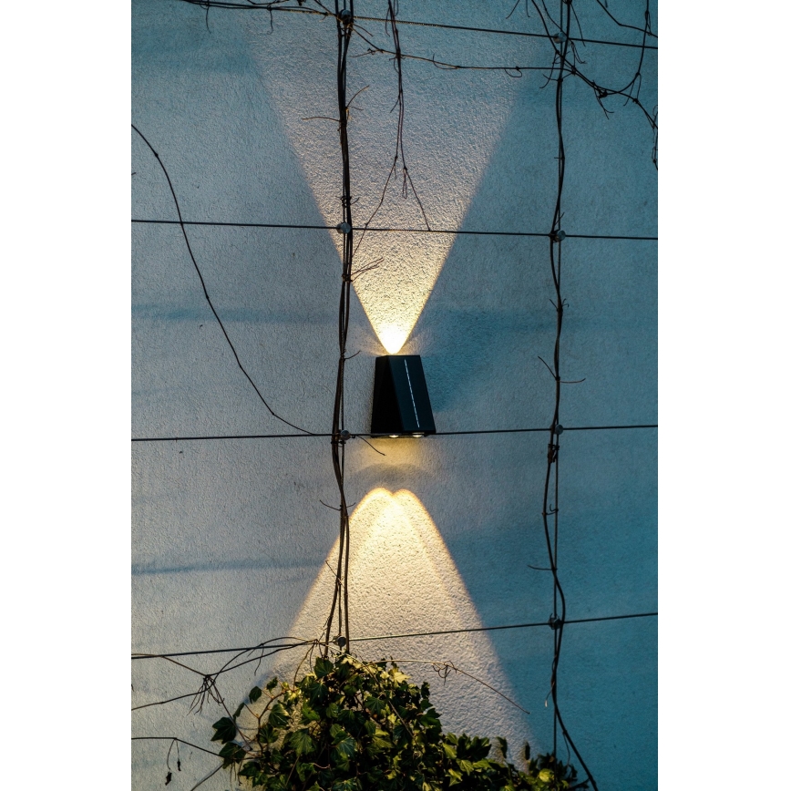 Brilagi - LED Solarna zidna rasveta PYRAMID LED/2W/3,2V IP54