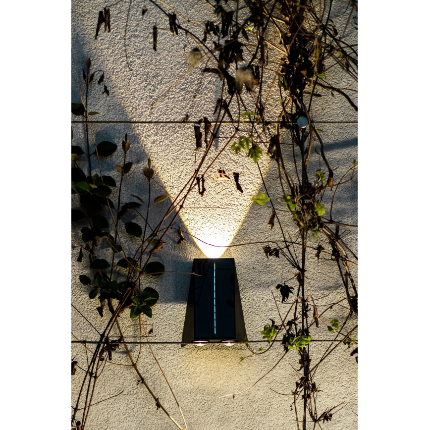 Brilagi - LED Solarna zidna rasveta PYRAMID LED/2W/3,2V IP54