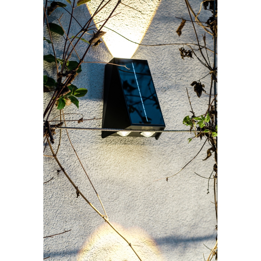 Brilagi - LED Solarna zidna rasveta PYRAMID LED/2W/3,2V IP54