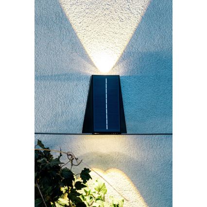 Brilagi - LED Solarna zidna rasveta PYRAMID LED/2W/3,2V IP54