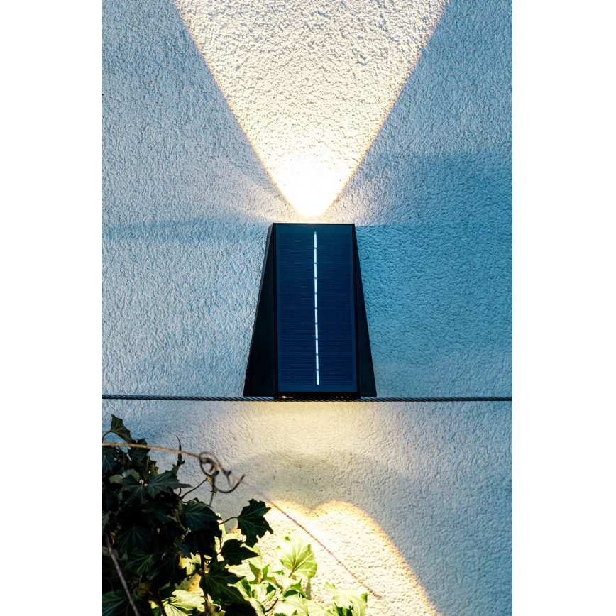 Brilagi - LED Solarna zidna rasveta PYRAMID LED/2W/3,2V IP54