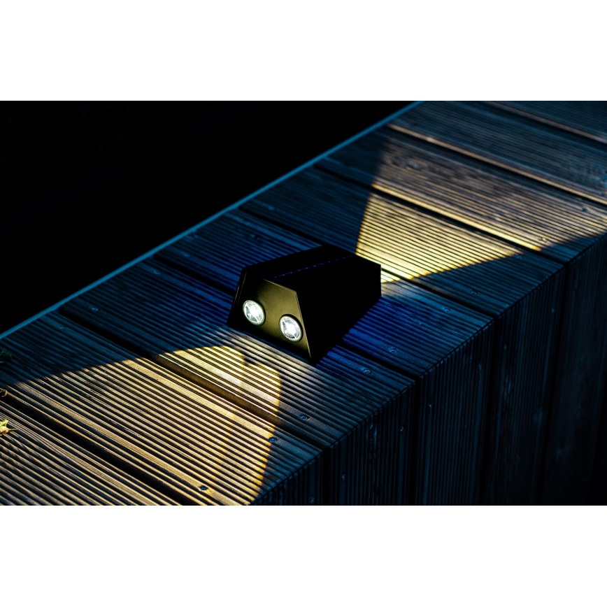 Brilagi - LED Solarna zidna rasveta PYRAMID LED/2W/3,2V IP54