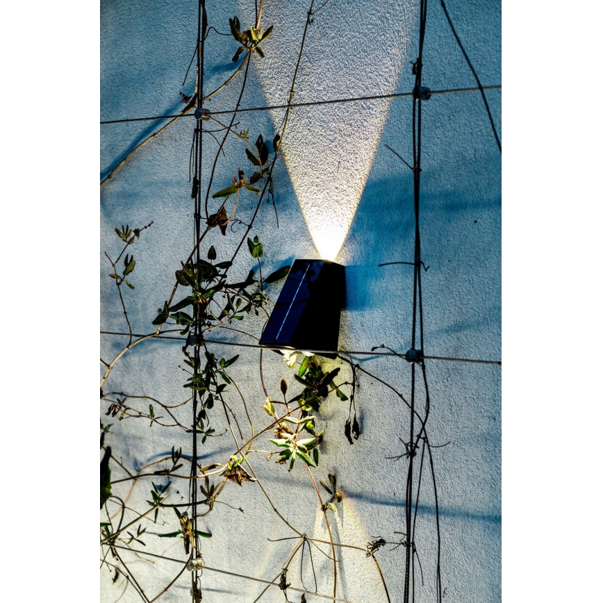 Brilagi - LED Solarna zidna rasveta PYRAMID LED/2W/3,2V IP54