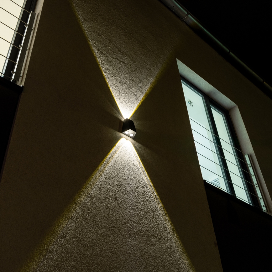 Brilagi - LED Solarna zidna rasveta PYRAMID LED/2W/3,2V IP54